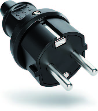 230V Schukostecker. Ladedauer: 2 Stunden